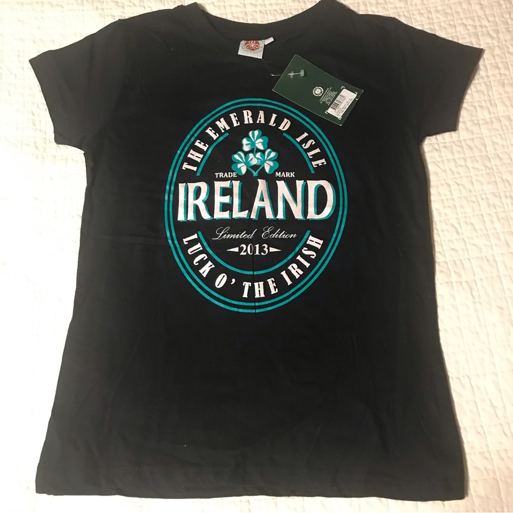 Womens Shirt St. Patrick's Day IRELAND Limited Edition 2013 Luck O' The Irish S